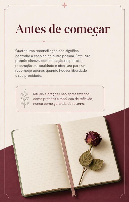 Página Antes de começar