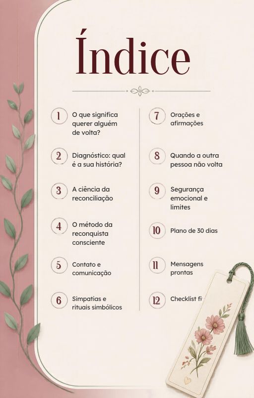 Página do índice do ebook